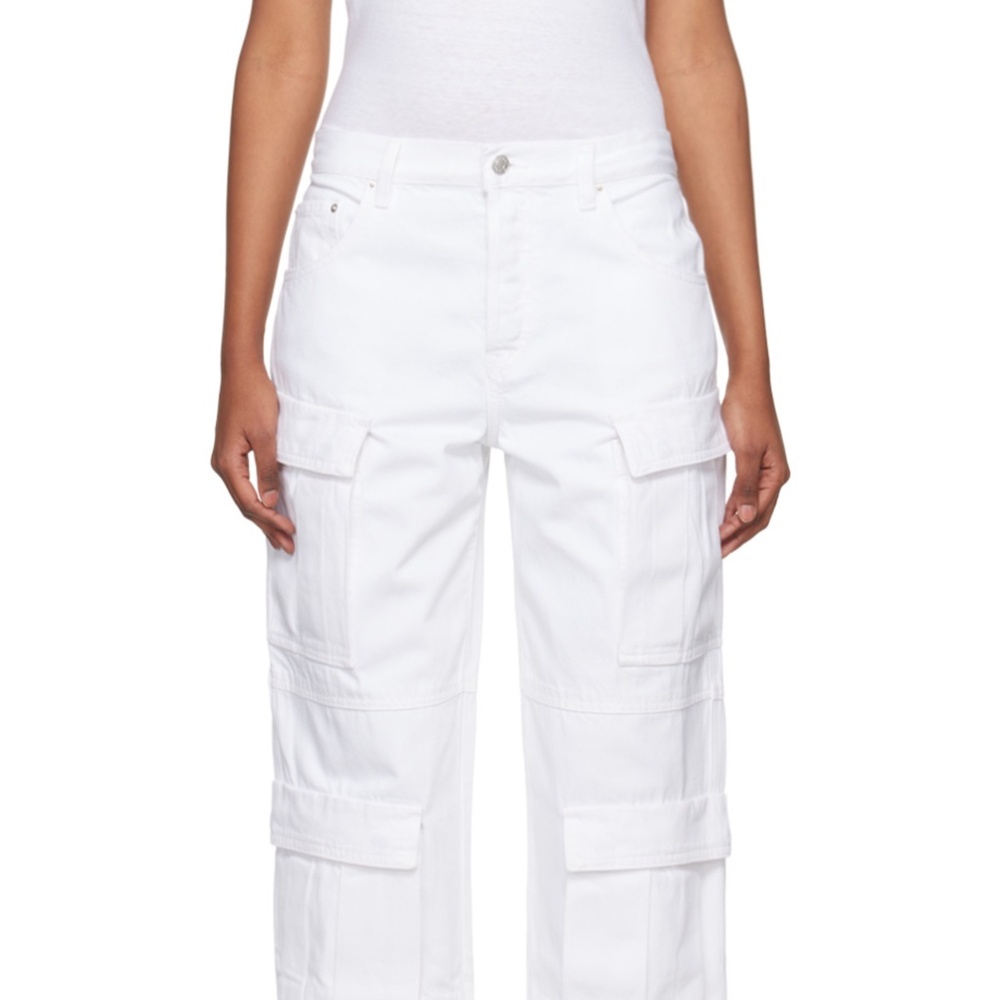 GRLFRND White Lex Jeans cargo jeans